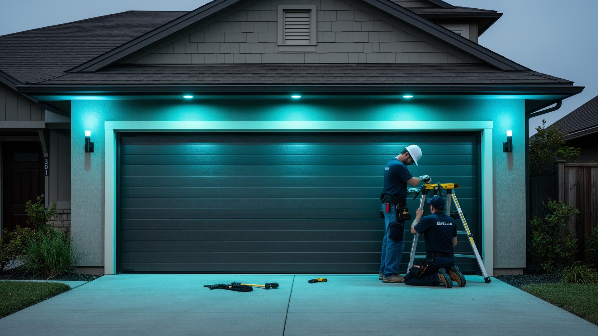 Professional garage door installation